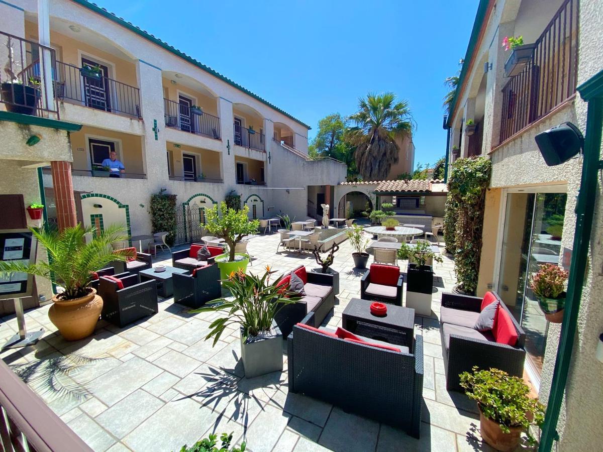 Logis Hotel Les II Mas - Perpignan Sud Cabestany エクステリア 写真
