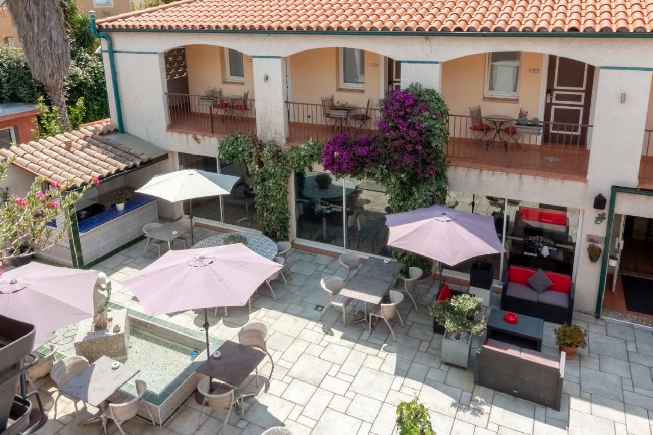 Logis Hotel Les II Mas - Perpignan Sud Cabestany エクステリア 写真